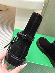 Bagsaaa Bottega Veneta James ankle boots in black suede - 3