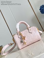 Bagsaaa Louis Vuitton Nano Speedy bag in pink Monogram Empreinte M27107 - 16cm - 1