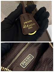 Bagsaaa Prada Re-Edition 2005 Re-Nylon and Saffiano mini bag 1N204X brown - 22cm - 4