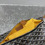 Bagsaaa Goyard Bohème Hobo bag in black and tan - 25cm - 4