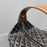 Bagsaaa Goyard Bohème Hobo bag in black and tan - 25cm - 3