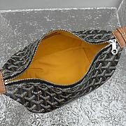 Bagsaaa Goyard Bohème Hobo bag in black and tan - 25cm - 2