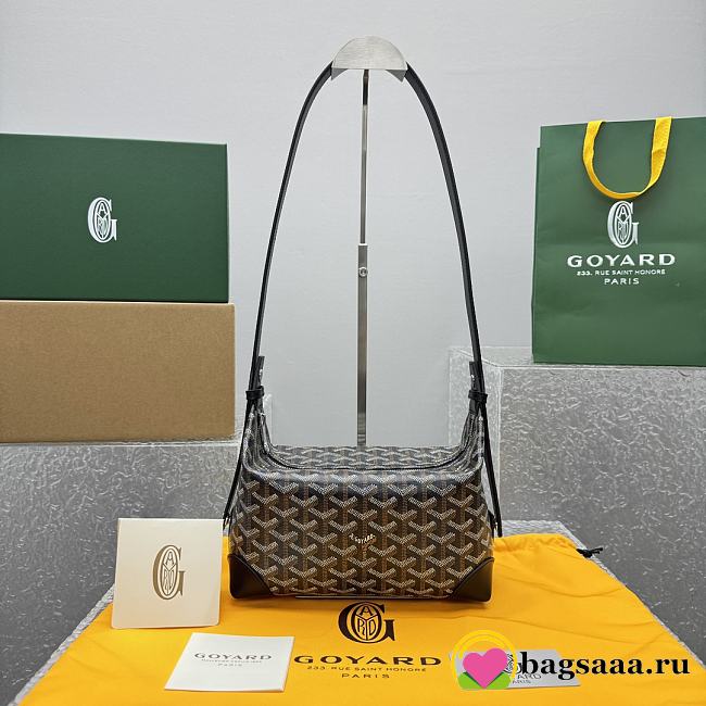 Bagsaaa Goyard Bohème Hobo bag in black - 25cm - 1