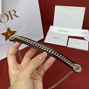 Bagsaaa Mini Lady Dior My ABCDior bag in burgundy lambskin - 17cm - 2