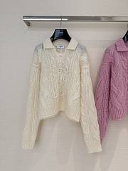 Bagsaaa Celine Sweater in Aran Mohair and Wool in cream - 1