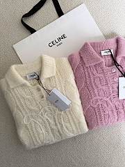 Bagsaaa Celine Sweater in Aran Mohair and Wool in cream - 2