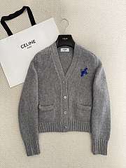 Bagsaaa Celine cashmere cardigan in grey - 1