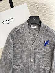 Bagsaaa Celine cashmere cardigan in grey - 3