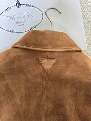 Bagsaaa Prada brown suede jacket - 4
