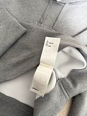 Bagsaaa LV gray cropped hoodie - 3
