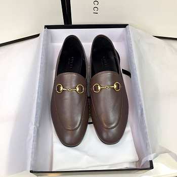 Bagsaaa Gucci Women’s Jordaan Loafers brown