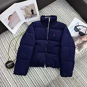 Bagsaaa Ralph Lauren Quilted Corduroy Down Jacket in navy blue - 1