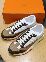 Bagsaaa Hermes Trail sneaker white & brown - 3