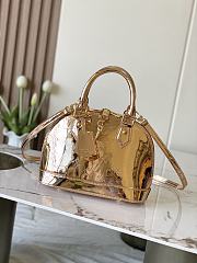 Bagsaaa Louis Vuitton Alma BB handbag in a metallic copper finish gold - 23.5cm - 1
