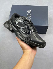 Bagsaaa B30 Countdown Sneaker Black Smooth Calfskin and Black Technical Mesh - 1