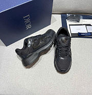 Bagsaaa B30 Countdown Sneaker Black Smooth Calfskin and Black Technical Mesh - 3