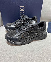 Bagsaaa B30 Countdown Sneaker Black Smooth Calfskin and Black Technical Mesh - 2