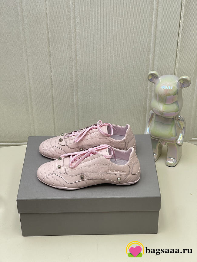 Bagsaaa Balenciaga City sneaker in pink leather - 1
