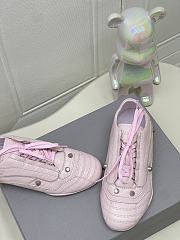 Bagsaaa Balenciaga City sneaker in pink leather - 4