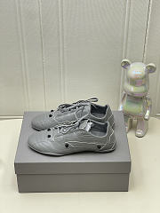 Bagsaaa Balenciaga City sneaker in gray leather - 1