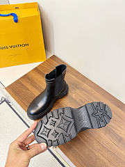 Bagsaaa Louis Vuitton Ruby Flat Ankle Boots in black - 3
