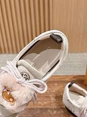 Bagsaaa Louis Vuitton LV Sneakerina sneaker ballerinas in taupe suede - 3