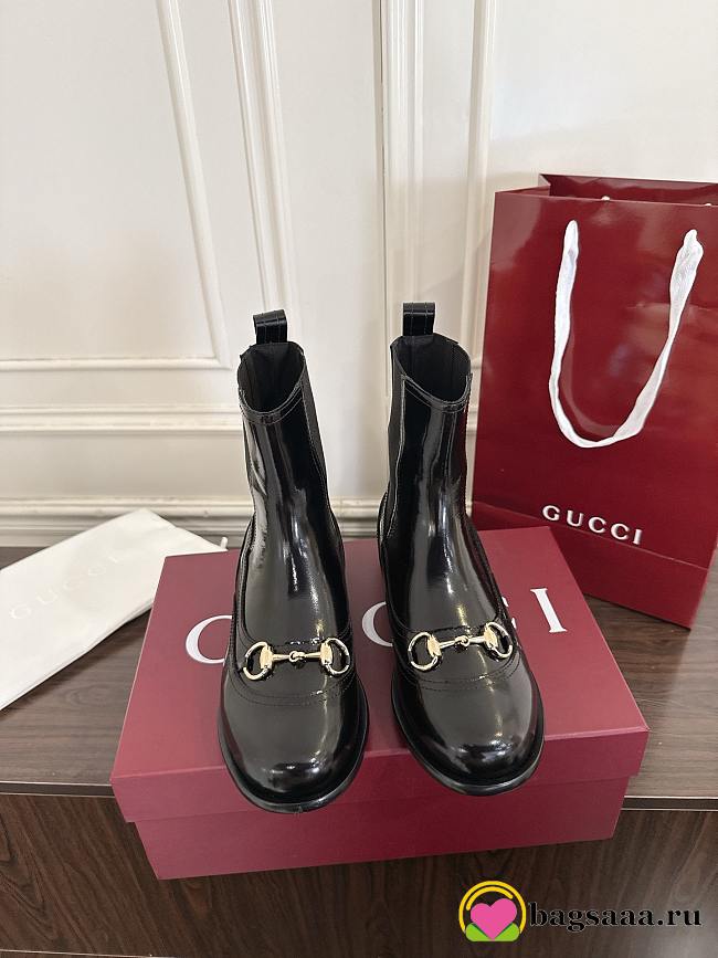 Bagsaaa Gucci Women's boot with Horsebit 847763 black - 1