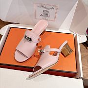 Bagsaaa Hermes Candy sandal light pink - 4