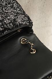 Bagsaaa Chanel Backpack AS5711 Black Quilted Sequins - 21cm - 3