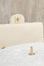 Bagsaaa Chanel Backpack AS5711 White Quilted Sequins - 21cm - 4