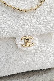 Bagsaaa Chanel Backpack AS5711 White Quilted Sequins - 21cm - 2