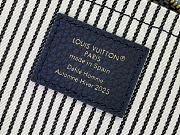 Bagsaaa Louis Vuitton x Nigo Speedy 25 Bandoulière Bag in blue denim - 25cm - 4