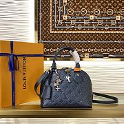 Bagsaaa Louis Vuitton Neo Alma BB handbag in navy blue Monogram Empreinte - 23.5cm - 1