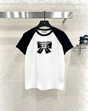 Bagsaaa black and white Chanel T-shirt  - 1