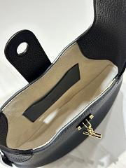 Bagsaaa Loro Piana Bobbin bag in the mini size and black - 19*6*16 cm - 3