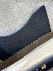 Bagsaaa Loro Piana Bobbin bag in the mini size and black - 19*6*16 cm - 2