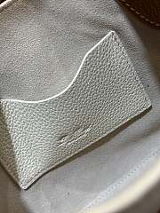 Bagsaaa Loro Piana Bobbin bag in the mini size and beige - 19*6*16 cm - 3
