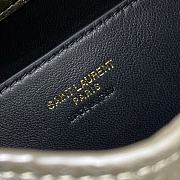 Bagsaaa YSL Cassandre XXL envelope pouch on chain in lambskin 841702 LIGHT MUSK - 35cm - 3