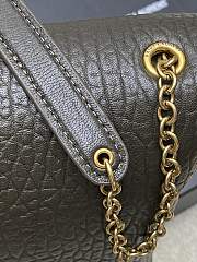 Bagsaaa YSL Cassandre XXL envelope pouch on chain in lambskin 841702 LIGHT MUSK - 35cm - 2