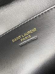 Bagsaaa YSL Cassandre XXL envelope pouch on chain in lambskin 841702 black - 35cm - 4