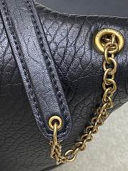 Bagsaaa YSL Cassandre XXL envelope pouch on chain in lambskin 841702 black - 35cm - 3