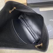 Bagsaaa YSL Cassandre XXL envelope pouch on chain in lambskin 841702 black - 35cm - 2