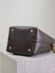 Bagsaaa LE 37 in shiny leather 742828 dark chocolate - 20 X 25 X 16 CM - 2