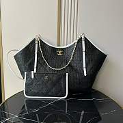 Bagsaaa Chanel Maxi Shopping Bag AS5463 Black & White - 59cm - 1
