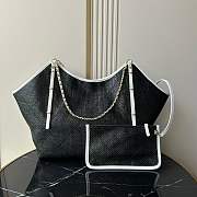 Bagsaaa Chanel Maxi Shopping Bag AS5463 Black & White - 59cm - 4