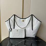 Bagsaaa Chanel Maxi Shopping Bag AS5463 White & Black - 59cm - 1