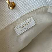 Bagsaaa Chanel Maxi Shopping Bag AS5463 White & Black - 59cm - 2
