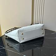 Bagsaaa Chanel Small Tote AS6015 White & Black - 28cm - 4