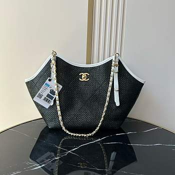 Bagsaaa Chanel Small Tote AS6015 Black & White - 28cm