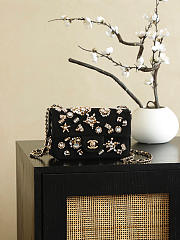 Bagsaaa Chanel Mini Classic Handbag A69900 Black, Crystal & Golden - 20cm - 1